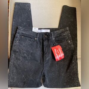 Signature by Levi Strauss Charcoal Slim Straight Jeans